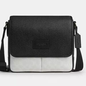 Coach Sprint Map Bag 25 In Colorblock Signature Canvas